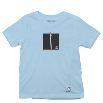 Modern Arabic Alef Calligraphy Art - فن الخط العربي الحديث حرف ال (ألف) على قميص للاطفال Thumbnail