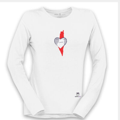 A simple map design featuring the city of An-Nasirah - "تصميم خريطة فلسطين تظهر فيها مدينة " الناصرة Thumbnail